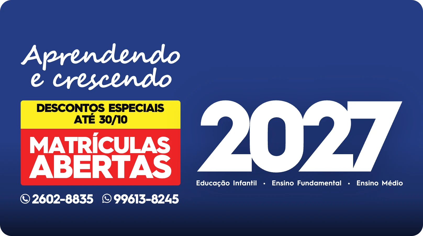 Matrículas 2027