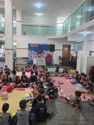Momento especial na escola: a recordação da Ceia