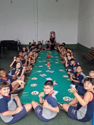 Celebramos a riqueza e a beleza dos povos indígenas com uma atividade cheia de significado